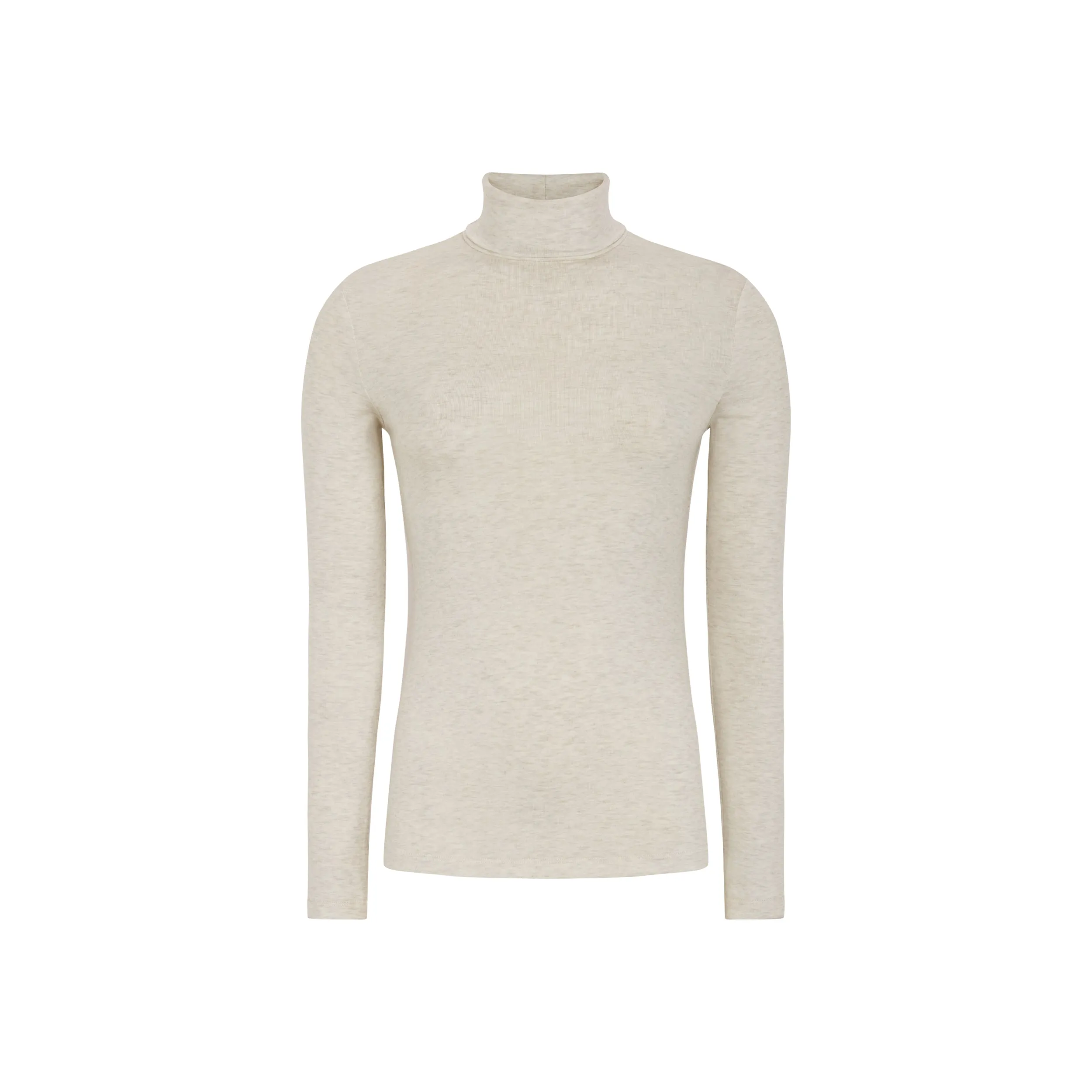 SRRoman Roll Neck - Arctic Wolf Melange