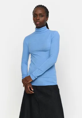 SRRoman Roll Neck - Azurine Melange