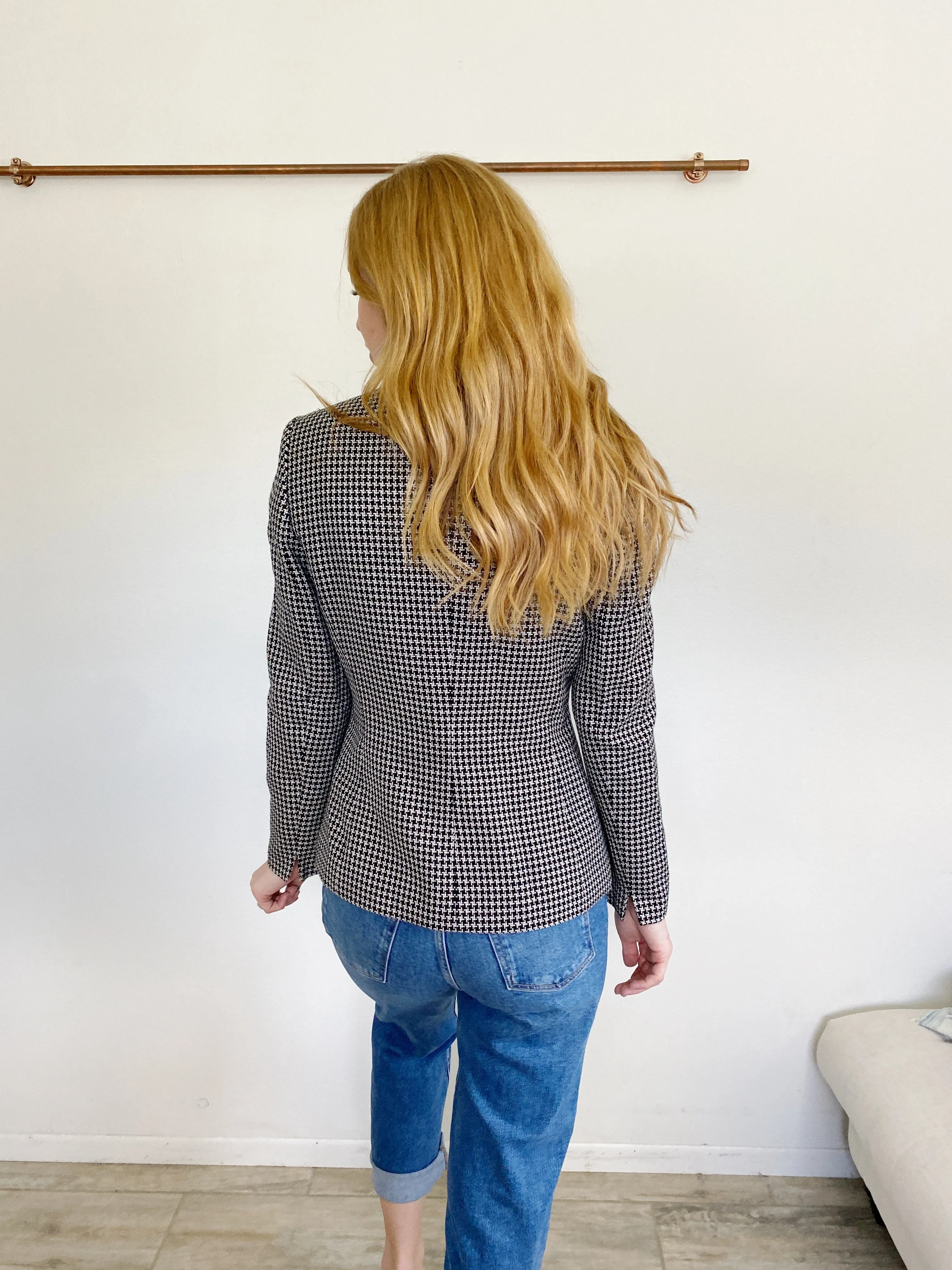TAHARI by Arthur S. Levine Tweed Blazer Suit Jacket 8