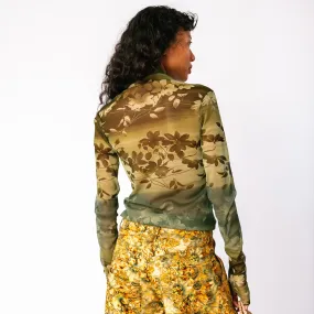 Thumbtastic Mesh Top - Forest Floral