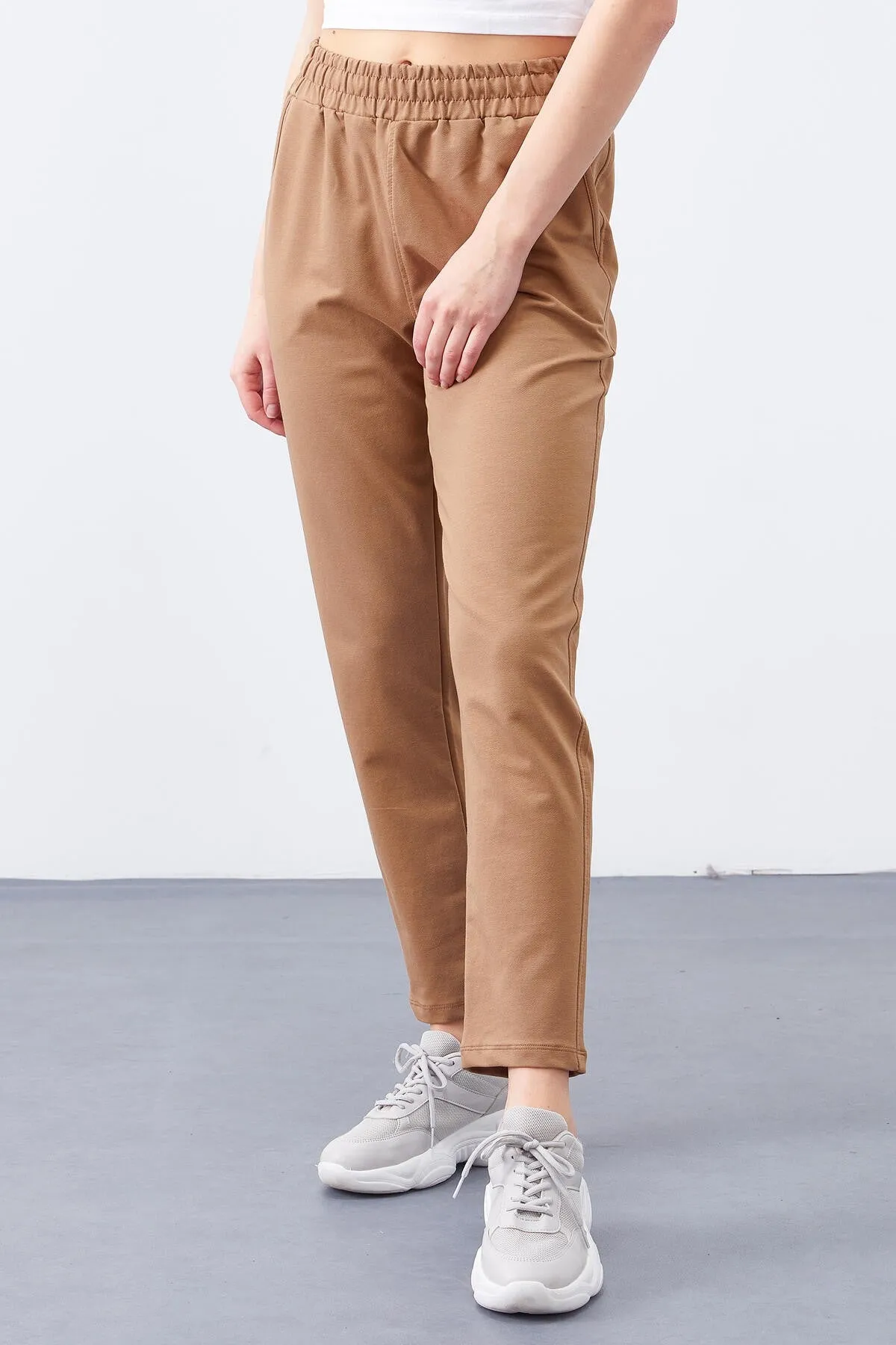 TMY High Waist Jogger Comfort Fit Slim Leg Women's Sweatpants - 94566 - Albi