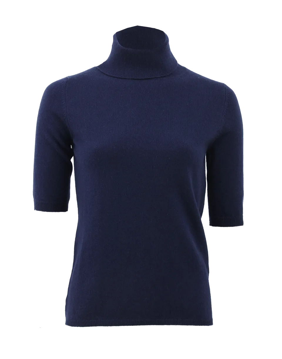 Turtleneck Cashmere Tee