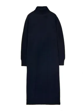 Turtleneck Maxi Dress_Dark Navy