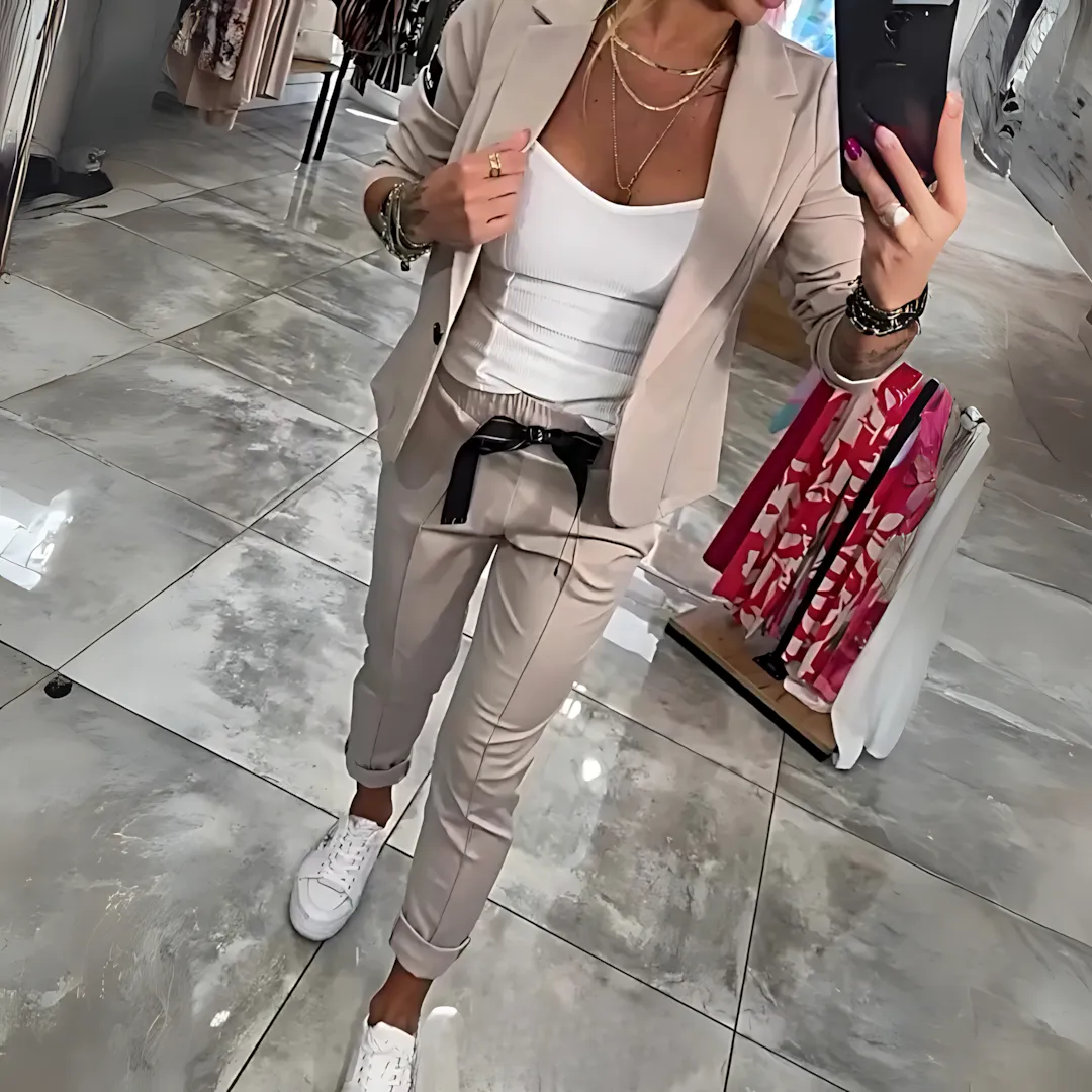 Wanda - Elegante Blazer en Broek Set