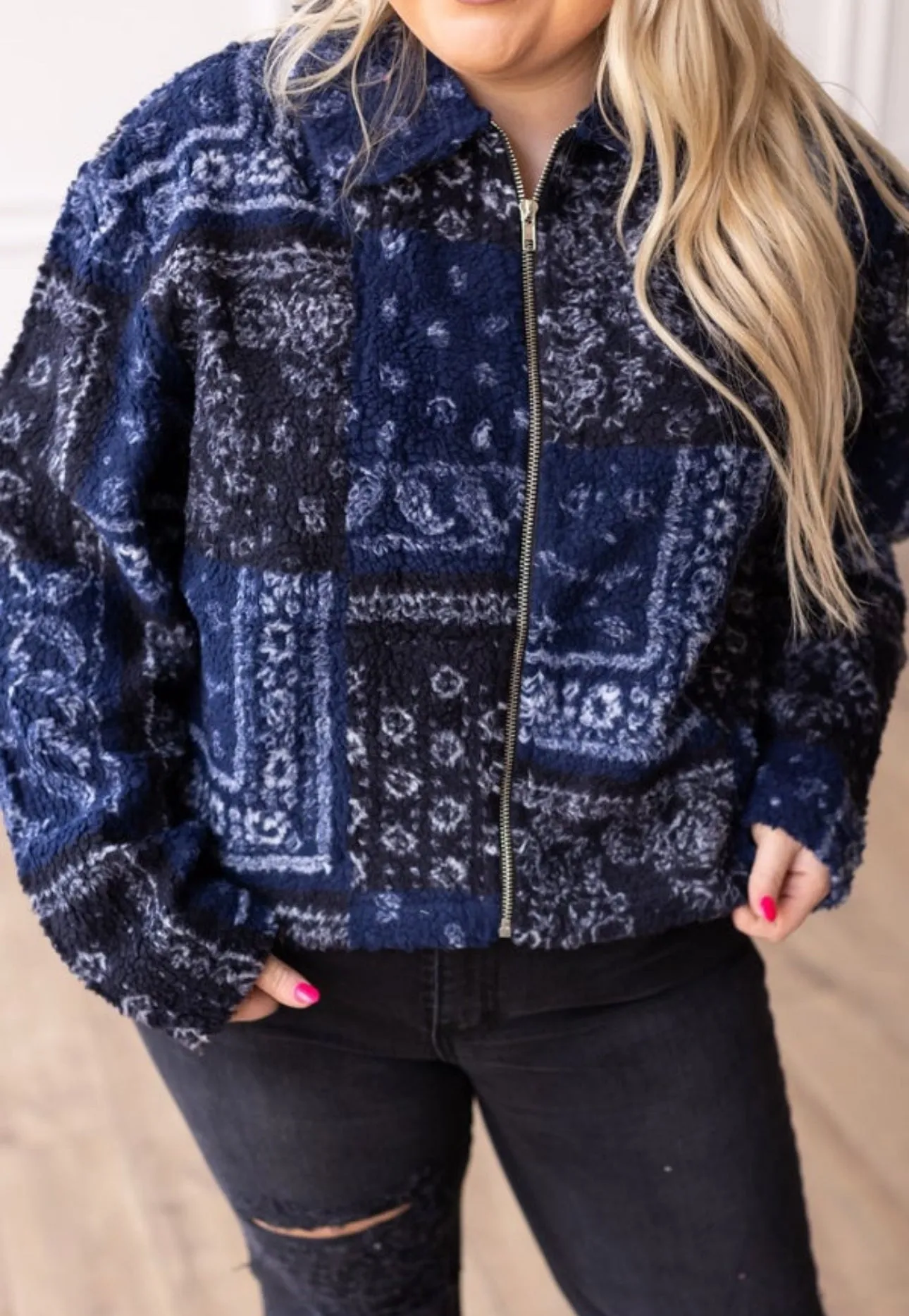 Wild About You Sherpa Zip Up