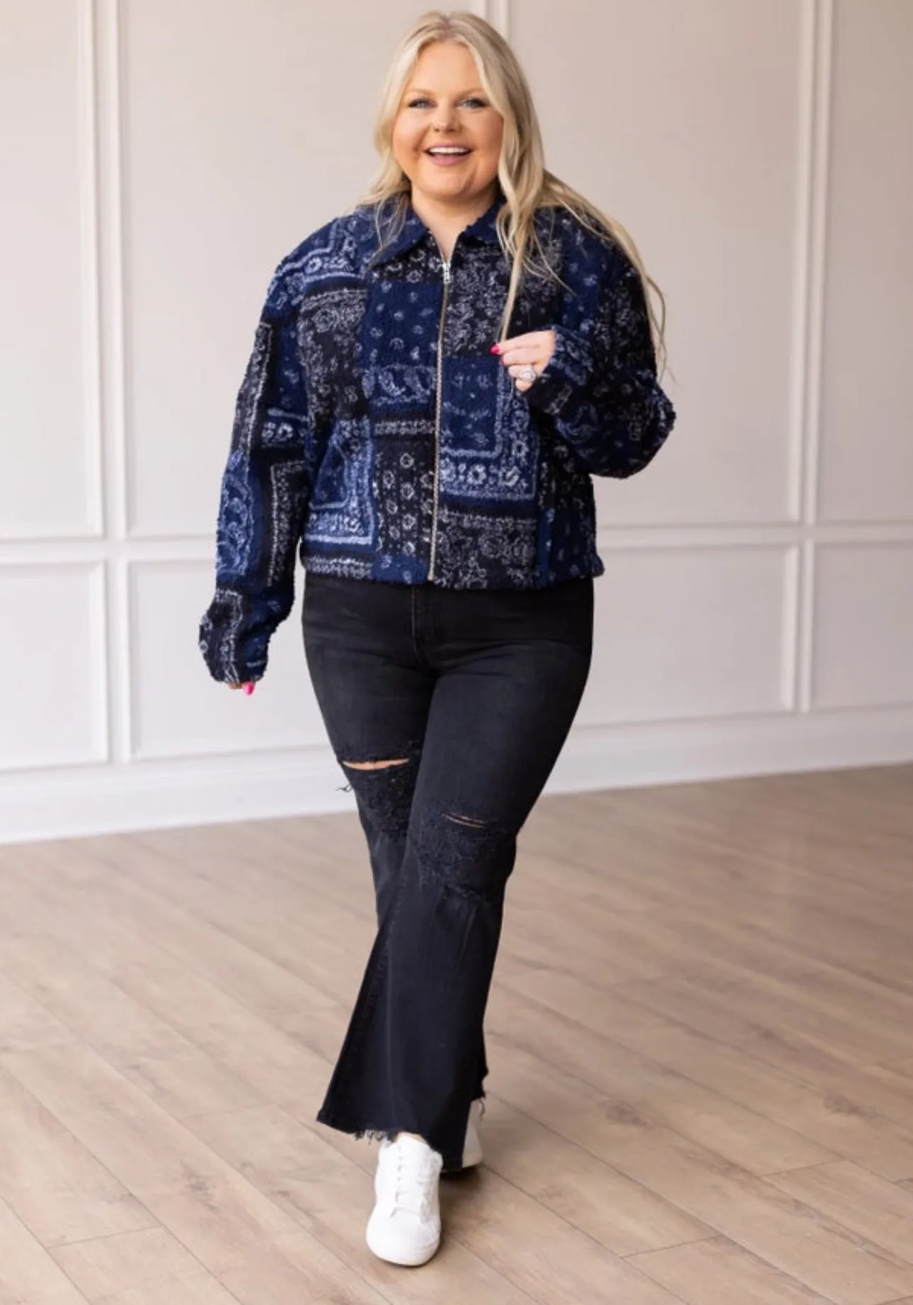Wild About You Sherpa Zip Up