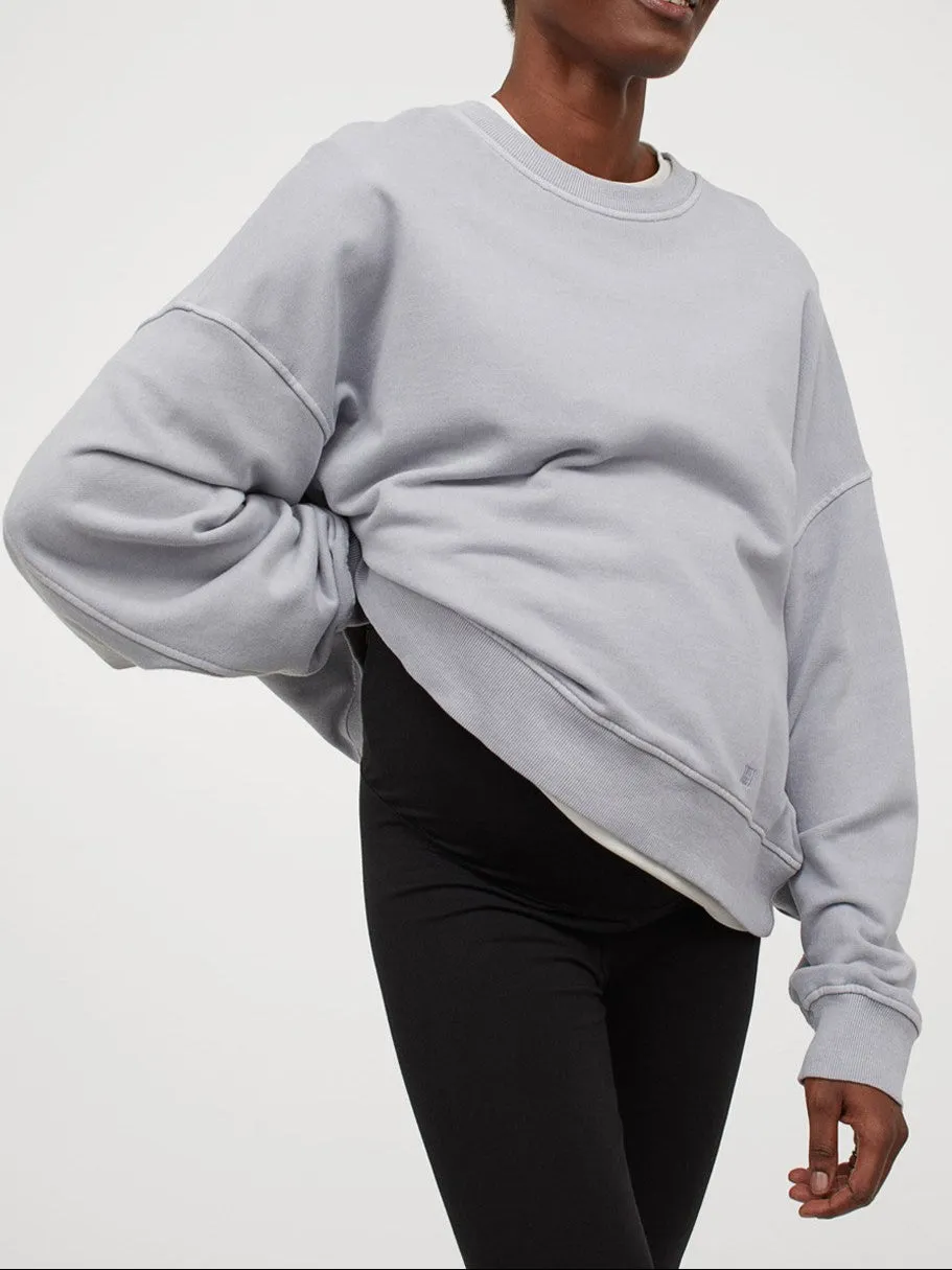 Women Black Maternity Capri Length Leggings