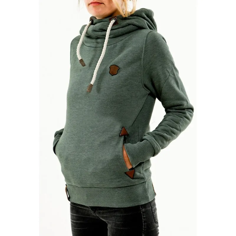 Womens Casual Hoodie | Autumn Hooded Sweatshirt | Plus Size
