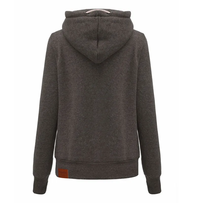 Womens Casual Hoodie | Autumn Hooded Sweatshirt | Plus Size