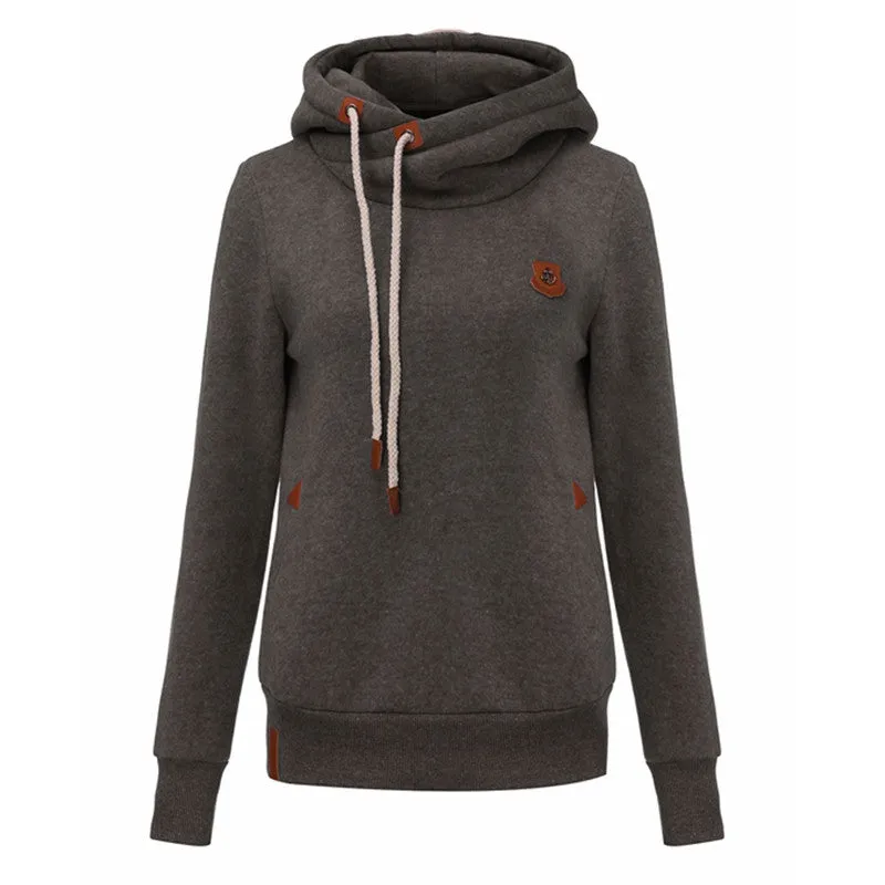 Womens Casual Hoodie | Autumn Hooded Sweatshirt | Plus Size