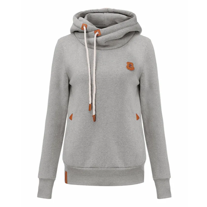 Womens Casual Hoodie | Autumn Hooded Sweatshirt | Plus Size