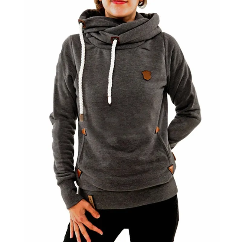 Womens Casual Hoodie | Autumn Hooded Sweatshirt | Plus Size