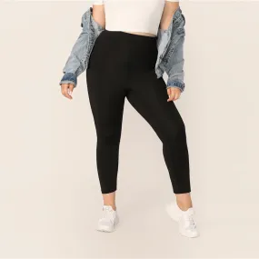Women's Long Stretchy Leggings | Plus Size