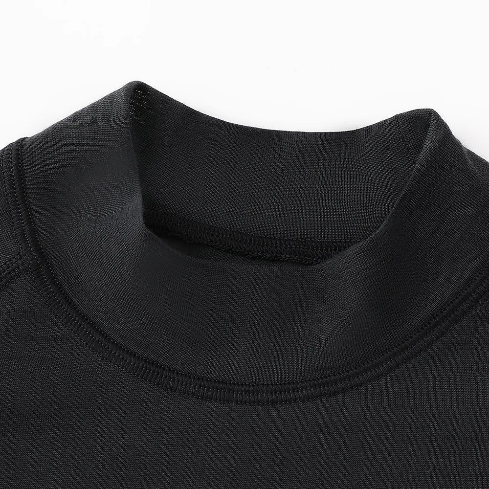 Women's Merino Wool Long Sleeve small turtleneck Base Layer B350