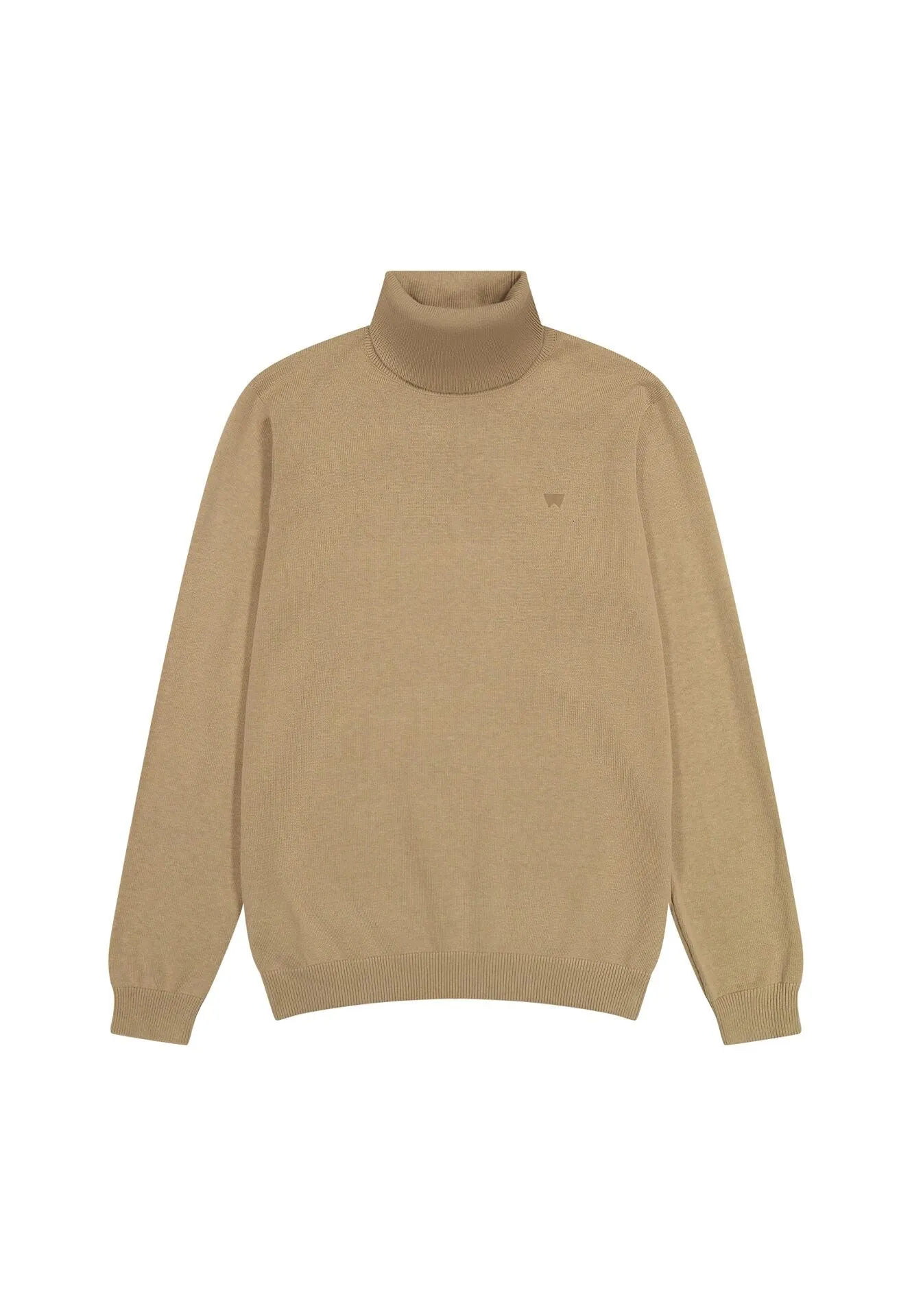 Wrangler Men's Turtle Neck  Sweatshirt In Chinchilla