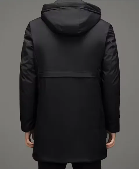 Xite Prestige Parka | Langer Eleganter Wasserdichter Wintermantel Herren mit tiefen Taschen